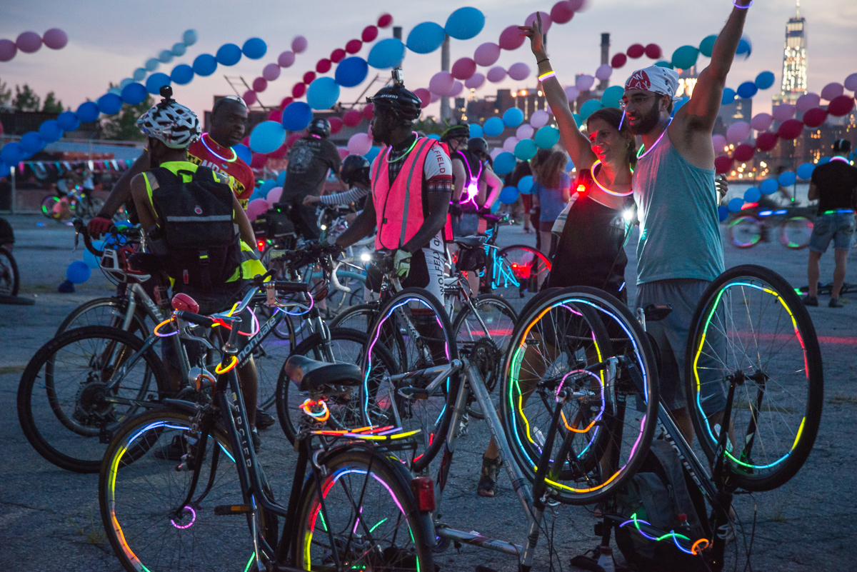 Image result for night glow bike ride nyc